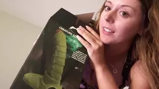 Reading Erotica While Being Fucked by a Monster Cock!
