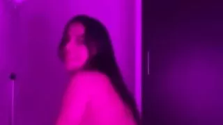 Stripping, masturbating and dancing in a sensual and hot way.