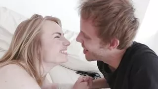 Blonde Wife Madison Lush Takes It From The Back as Her Cuck Looks on