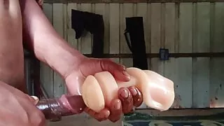 Desi Indian boy masturbation at home sex toy