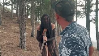 The forest witch fucks a defenseless man