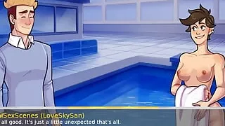 Academy 34 Overwatch (Young & Naughty) - Part 9 Tracer Gave Me A Blowjob At The Pool By HentaiSexScenes