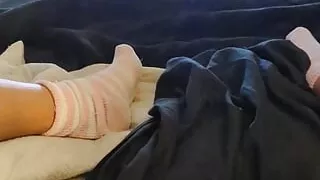 Almost Caught Cumming and Watching Porn While Roommates Party Next Door