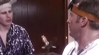 This Pretty Much Experienced Bimbo with Huge Fake Tits Getting Banged by a Beef Bayonet