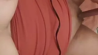 Borrowed Curling Iron to Make Myself Cum Again in the Bathroom