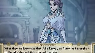 Slutty Ghost Girl Flashes Her Tits and makes The Headmaster Cum - Innocent Witches - Porn Gameplay