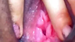 Wet pussy cumming