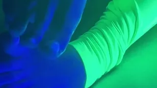 Footjob titjob cum pov