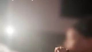 Sucking His Dick While He Watch the Movie I Put on. I Got a Little Extra Bored and Felt Like Making a Dick Cum