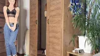 He Licked My Toes and Cum on My Beautiful Ponytails