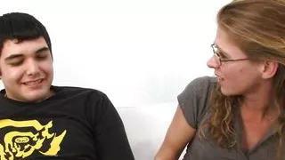 Purefilms.Tv - blonde girl with glasses gets fucked by a big black cock in front of her boyfriend