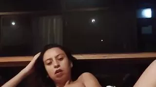 When daddy's away! Home alone and horny.