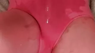 CD in pantyhose, wet slime, food gunge, urethral sounding.