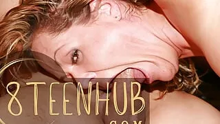 8teenhub - the Guy Fucks the Hottie Hard and Lets Her Suck His Big Cock