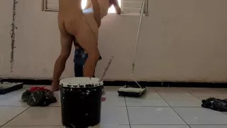 Married Housewife Cheats On Her Husband With A Painter With A Big Dick