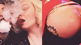 Smoking Hot Latex MILFs Deep Strap-on Fuck! Arya Grander