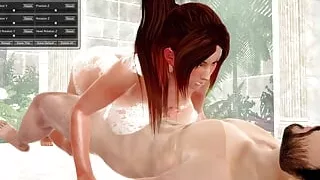 Mai Shiranui's Soapy Paizuri Service