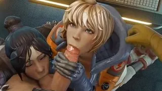 2 Desi girls sucking a very big dick very big cock depthroat