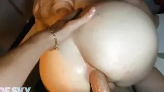 SKADE SKY  desperately wants ANAL and creampie in the ass during her camper vacation