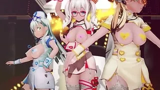 Mmd R-18 Anime Girls Sexy Dancing Clip 235