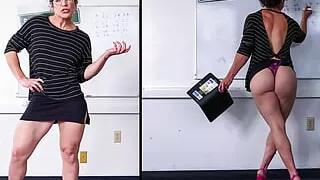 43yo Teacher - Taboo Classroom Panties