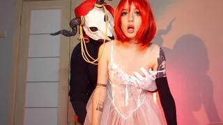 Redhead babe gets fucked by a cultist