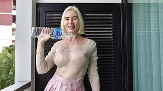 Transparent Clothes. Dry vs Wet Try-on Haul