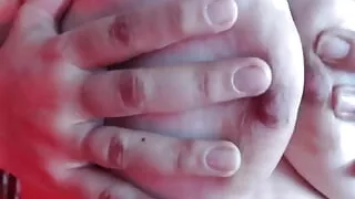 Massaging My Big and Delicious Tits