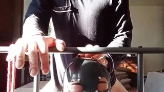 Bound in a Bed I Have All My Holes Roughly Fucked by a Big Cock Front View