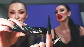 Giant Long Nails Vs Tiny Men