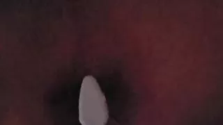 Asshole cleaned with toothbrush