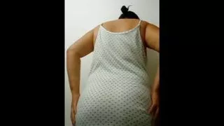 my stepmother's huge ass, I dream every night about fucking her ass.