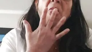 hot slut stepmom gives instructions how to fuck stepson on camera