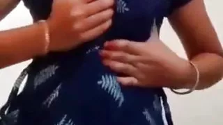 Playing with my small boobs