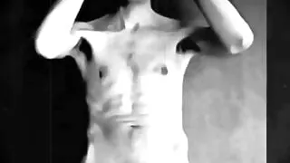 British Freddie Sunfields in B-W Exposed Cock