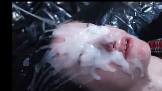 More FAKE, I repeat Fake cum. Big Bukkake-like Facials for those with imagination