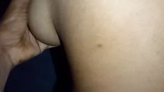 Pretty petite fucked by her stepbrother's big cock at home