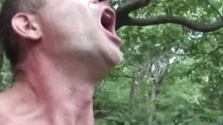Fucked by the hunter in the forest horny blonde mature slut lets herself be fucked really hard
