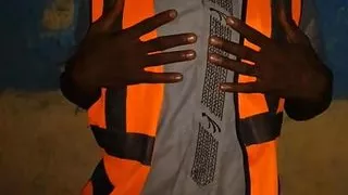 Traffic officer got hard so much he stroke himself (strafhard2k loves gay officer, crossdresser)