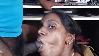 Tamil Hus and wife at home