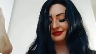 Do you love missionary pegging to look your Dominatrix in the eyes? Mistress Nika fucks her slave in the ass with a strap-on