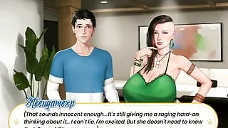 Liplock Kissing lessons by sonia and blindfold blowjob by Sarah with huge cumshot in her mouth - Prince of Suburbia Chapter - 9