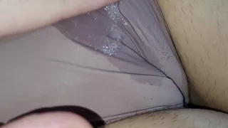 I Spit And Rub Amazing Cameltoe Pussy Of My Friends Wife