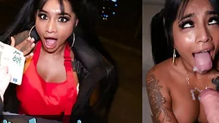 Public Agent Sexy Asian with fantasitc tits and ass seduced by his Rizz