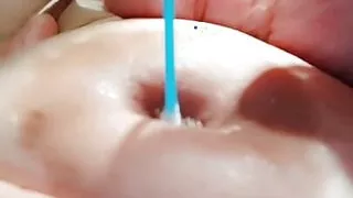 fucking my nipples with cups