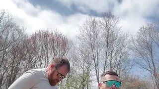 Redd uses Sonn four wheeling in the mountains.