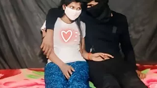 Alone girl at home called friend and fucked him