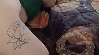 Resaboo gets fucked stretched out and creampied in her phat pussy