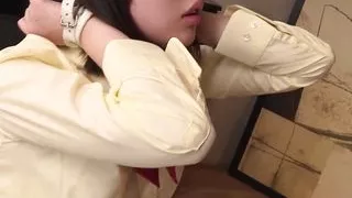 Horny school-girl Rin Aoki gets down and sloppy with her hot teacher in this awesome Japanese JAV clip!