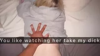 Lil tight pussy teen cheats on her boyfriend with black friend